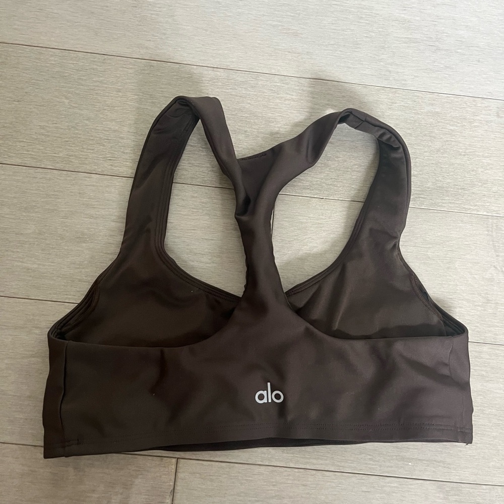 ALO Yoga Women's Brown Sports Bra